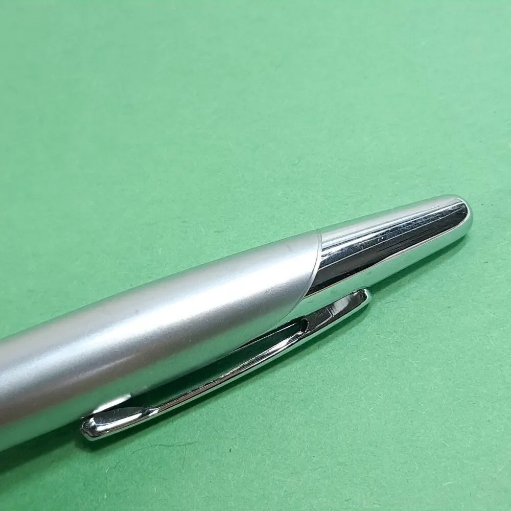 Cross Vapor Satin Silver Blue Polished Ball Point Pen‎ ballpoint grip Vintage